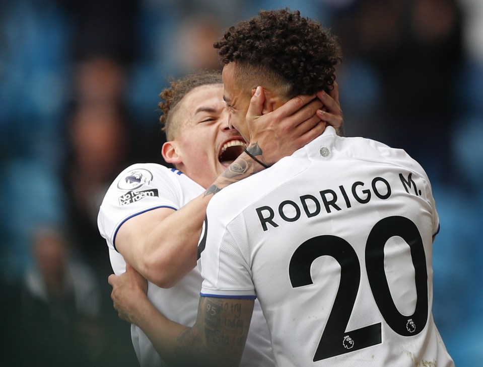 Winger Rodrigo broke the deadlock at Elland Road against the already-relegated Baggies