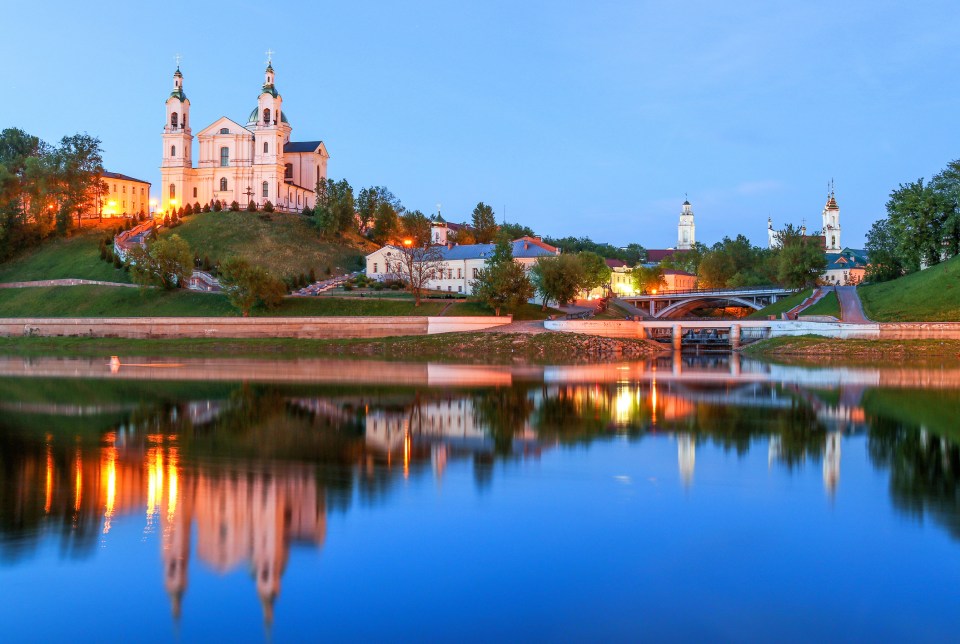 The Holy Assumption cathedral in Vitebsk, Belarus