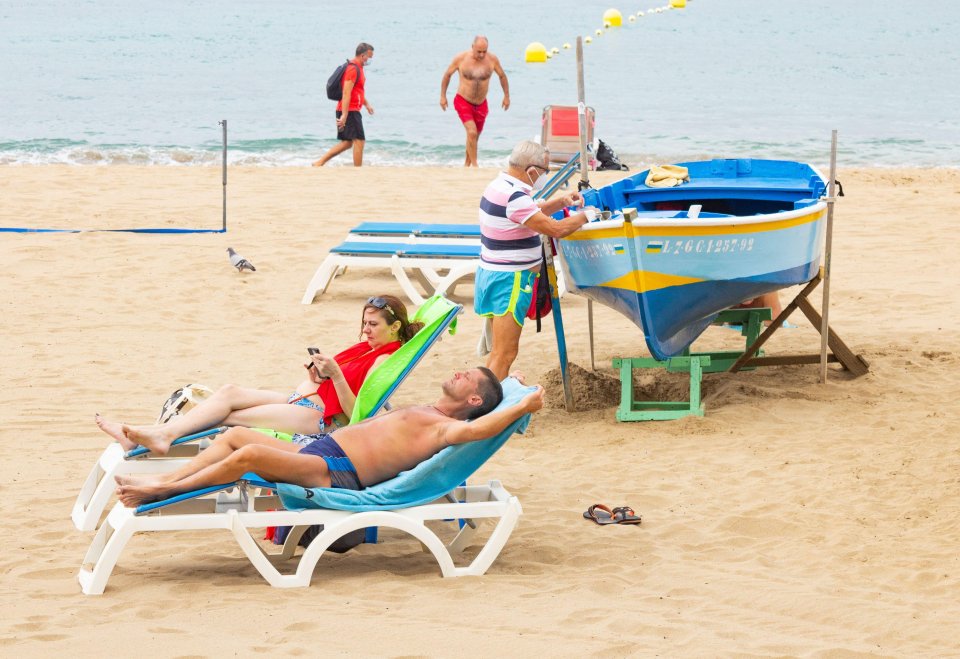 The beaches across Spain are open for all tourists