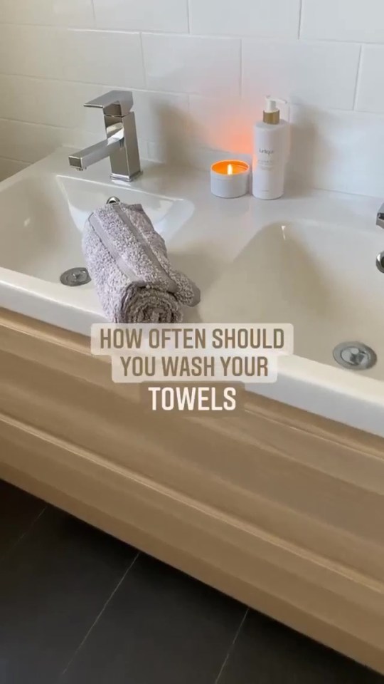 Home stylist Liz Amaya revealed how often we should be washing our towels in a clip on Instagram