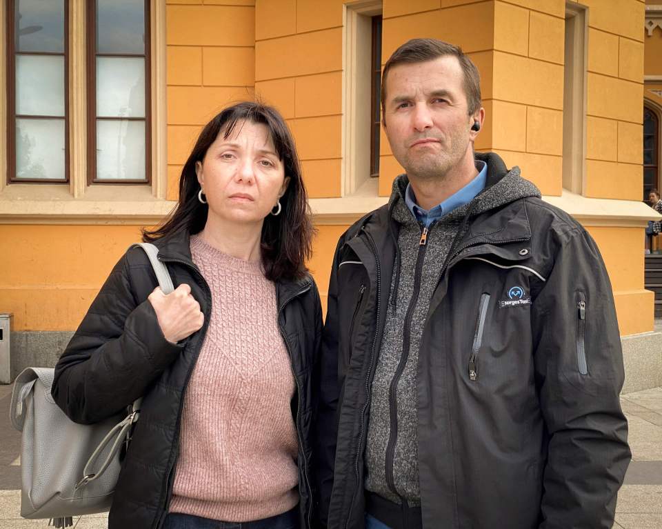 Natalia and Dmitry Protasevich said they saw clear signs that their son had been beaten in the first footage seen of him since he was detained