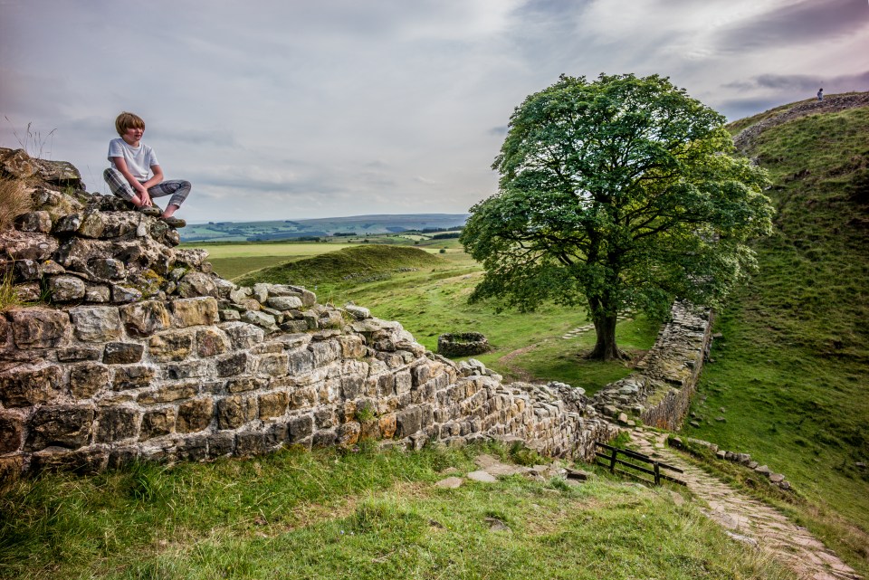 Hadrian’s Wall is not as big as China’s but is still an astonishing feat of engineering