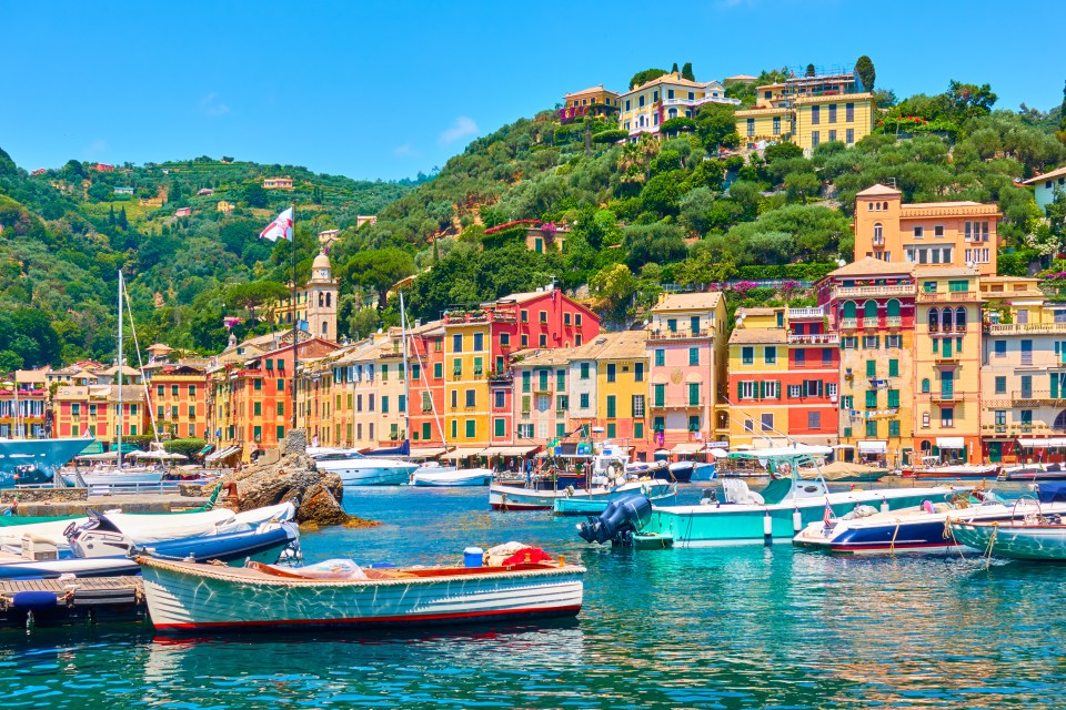 Portofino’s charming piazzas and multi-coloured cute houses are a hit with tourists