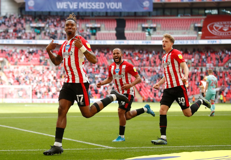 Lethal goalscorer Ivan Toney fired Brentford into an early lead