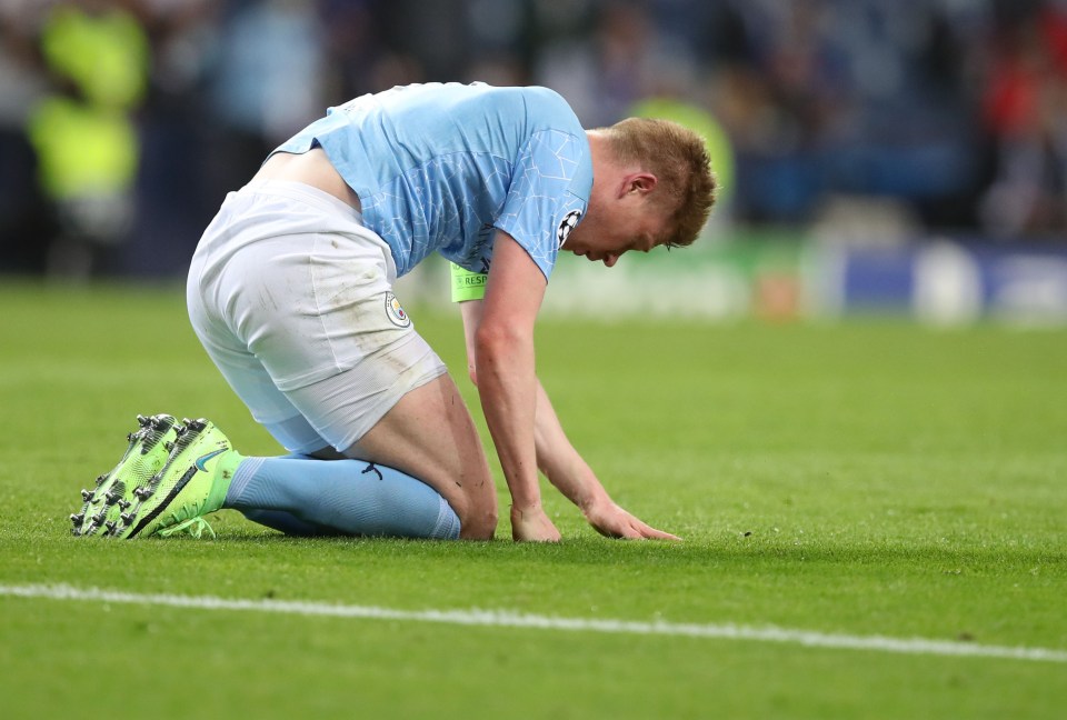 Kevin De Bruyne had a night to forget for Manchester City