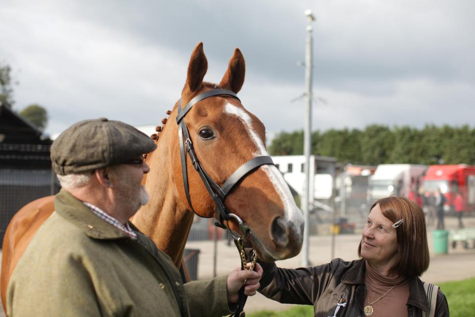 Jan says she can’t watch the races her horses are in