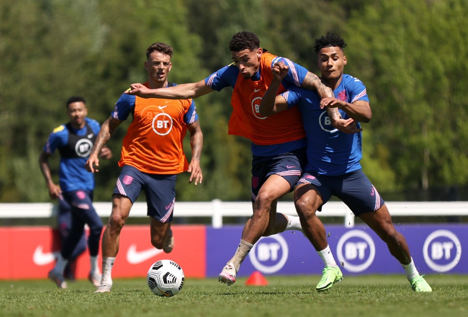 Ollie Watkins (right) is in the England provisional 33 for the Euros a year after leaving Brentford