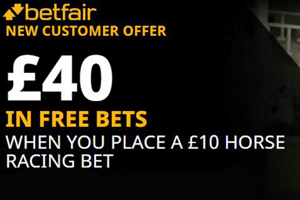 Punters can get £40 in racing bets this week