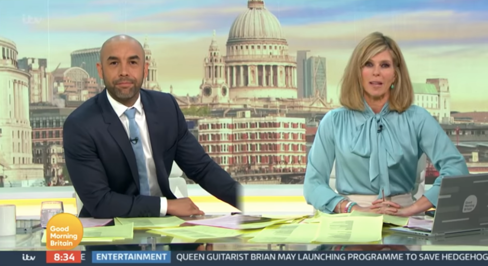 Earlier, Alex had co-hosted GMB with Kate Garraway