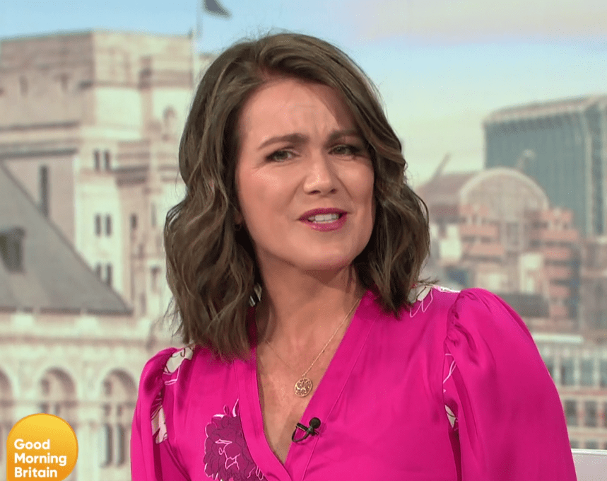 Susanna Reid was offended by John Bercow on today’s GMB