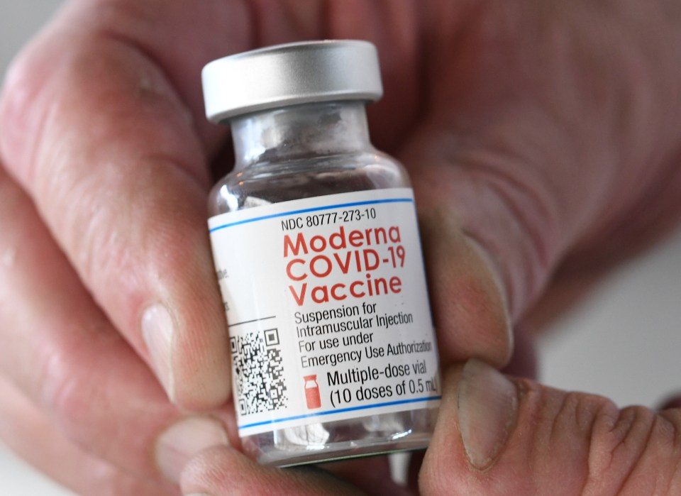 People under 40 will be offered a vaccine made by either Moderna (pictured) or Pfizer