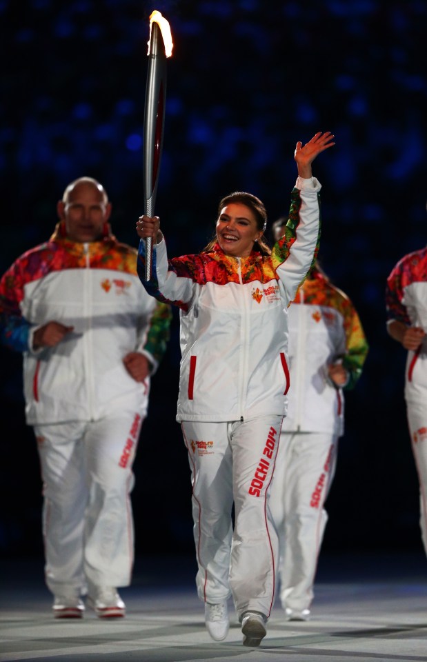 Alina Kabaeva of Russia