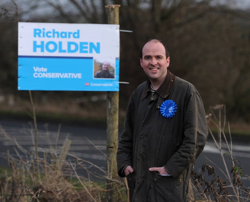 MP Richard Holden has been branded a hypocrite by opponents after he was fined for littering