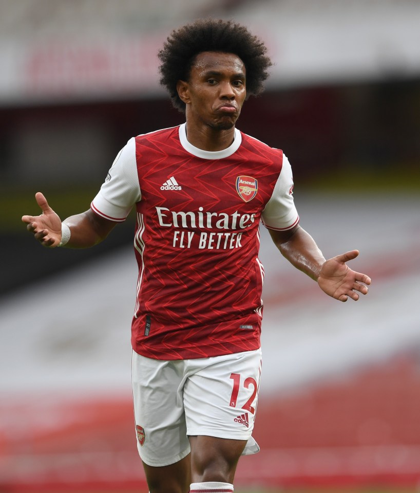 Willian is expected to leave Arsenal with Inter Miami in the transfer race, reports say