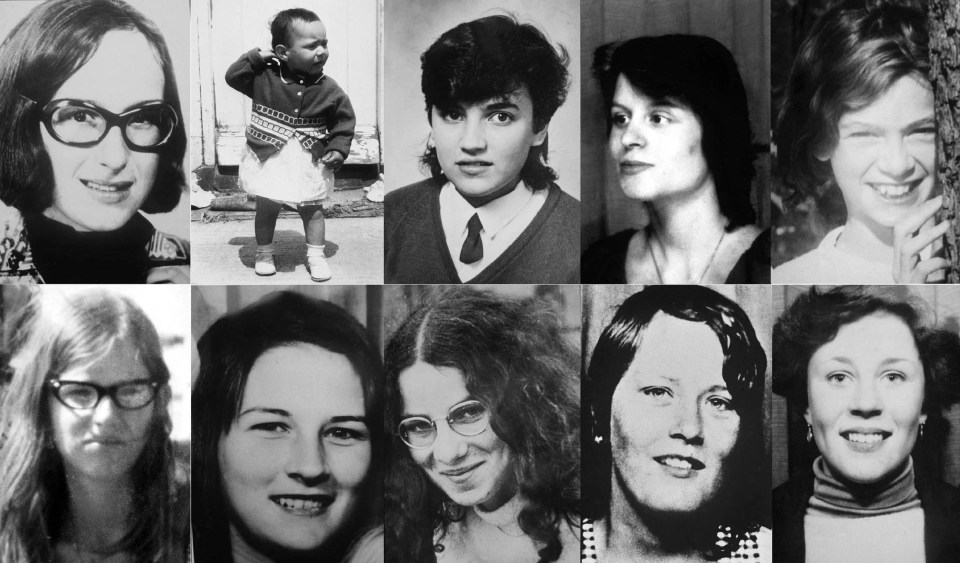 The 10 women and girls Rose West was found guilty of murdering