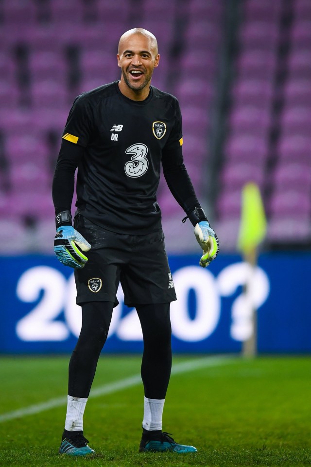 The singer met West Ham and Republic of Ireland ace Darren Randolph last month