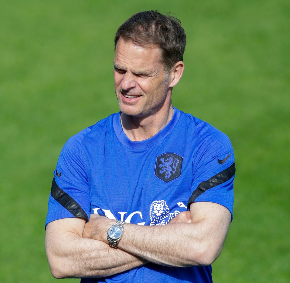 Holland boss Frank De Boer confirmed six of his squad opted against the jab