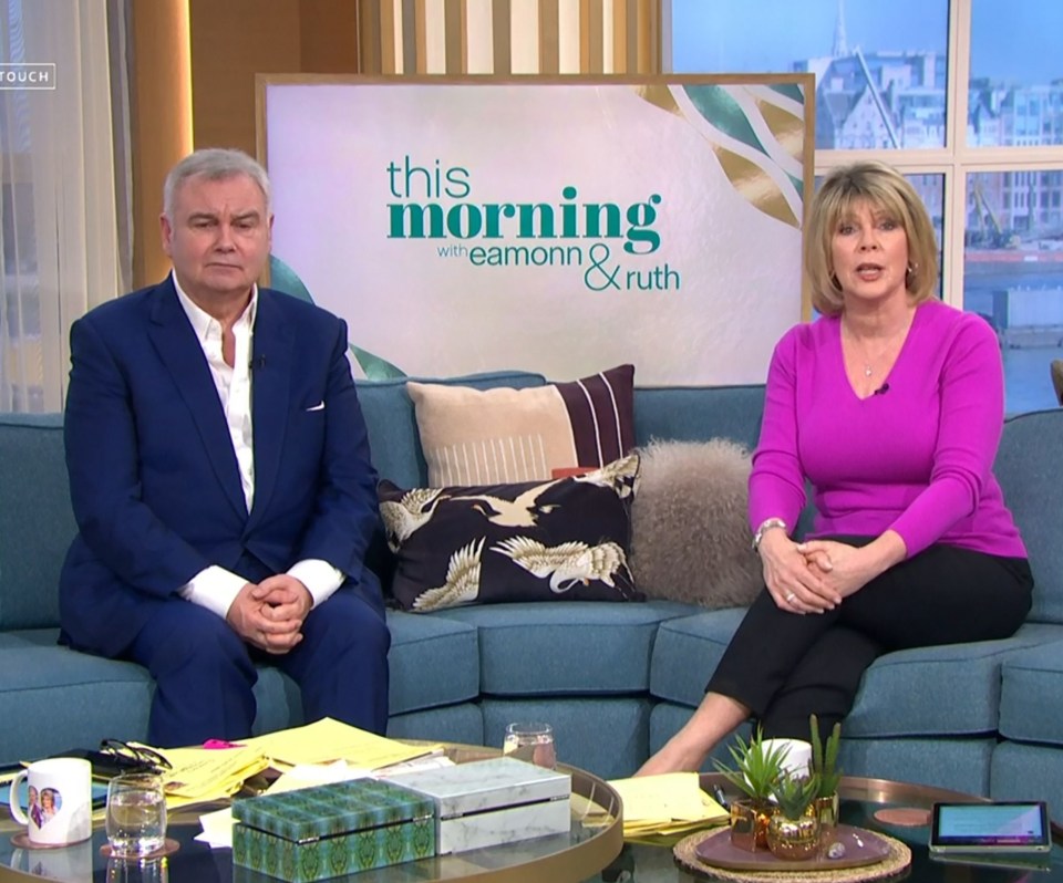 Eamonn and Ruth were the regular Friday hosts before getting the chop last year