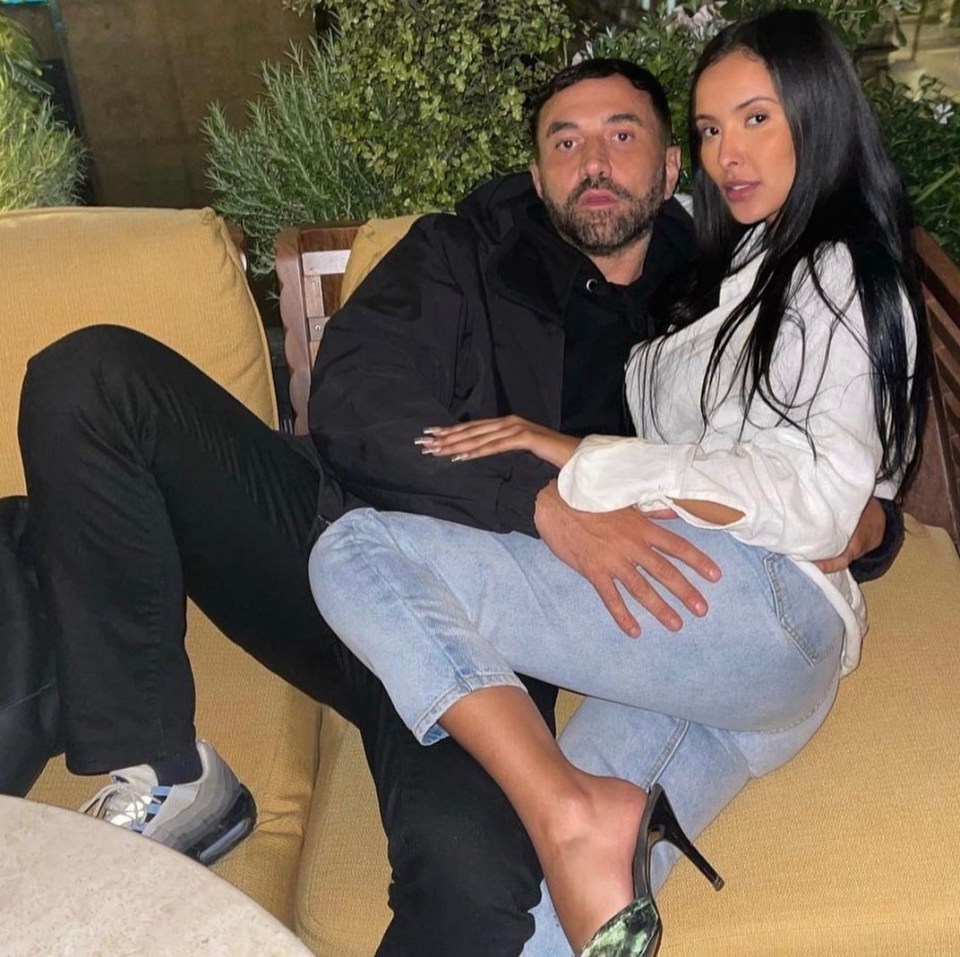 Maya Jama enjoyed a night out in the company of Italian fashion designer Riccardo Tisci