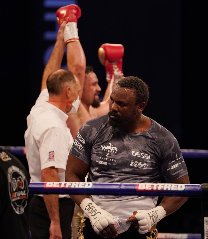 Derek Chisora fumed once the verdict came in