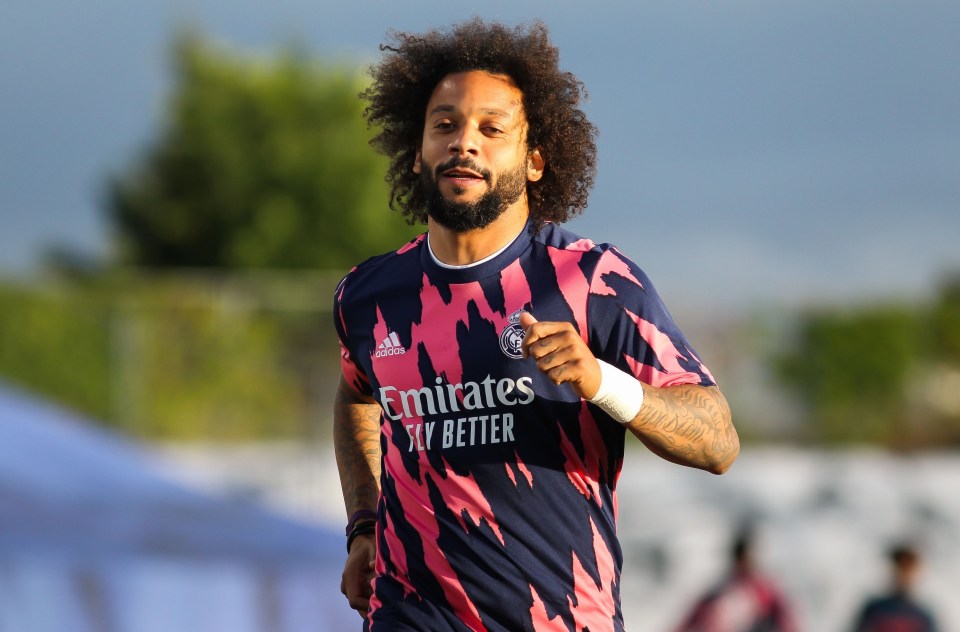 Marcelo has been axed for Real Madrid's crunch game against Zinedine Zidane