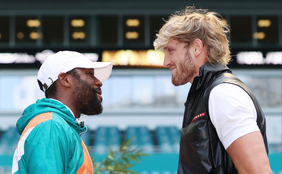 Floyd Mayweather faces Logan Paul on June 6 in Miami