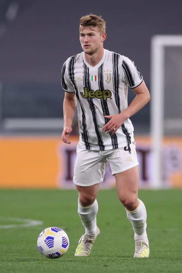 Juventus star Matthijs de Ligt was targeted by Barcelona and Chelsea