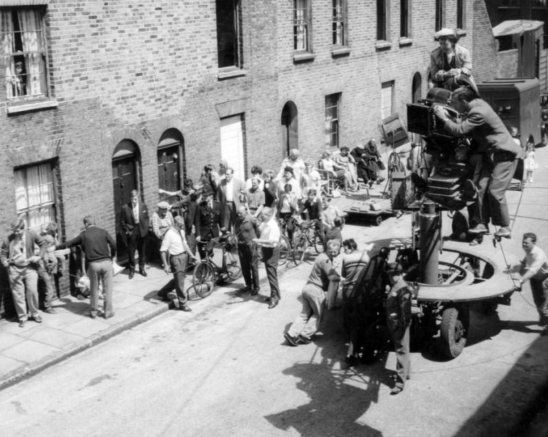 Filming Sparrows Can’t Sing in London’s East End in 1962