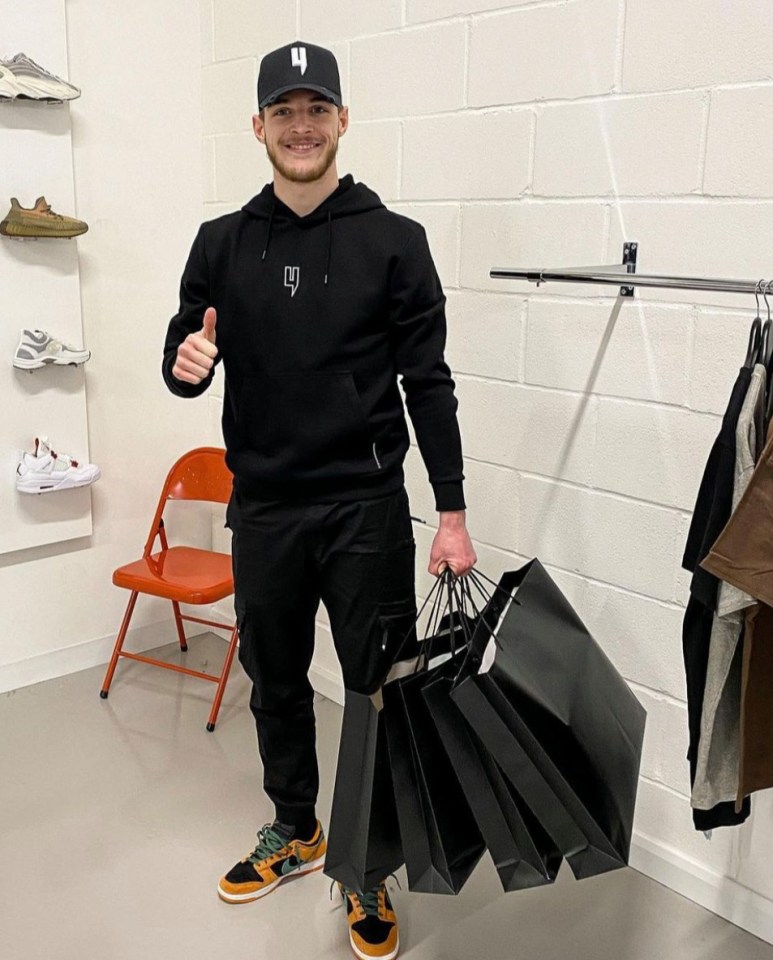 West Ham star Declan Rice is another client for LS Personal Shopper