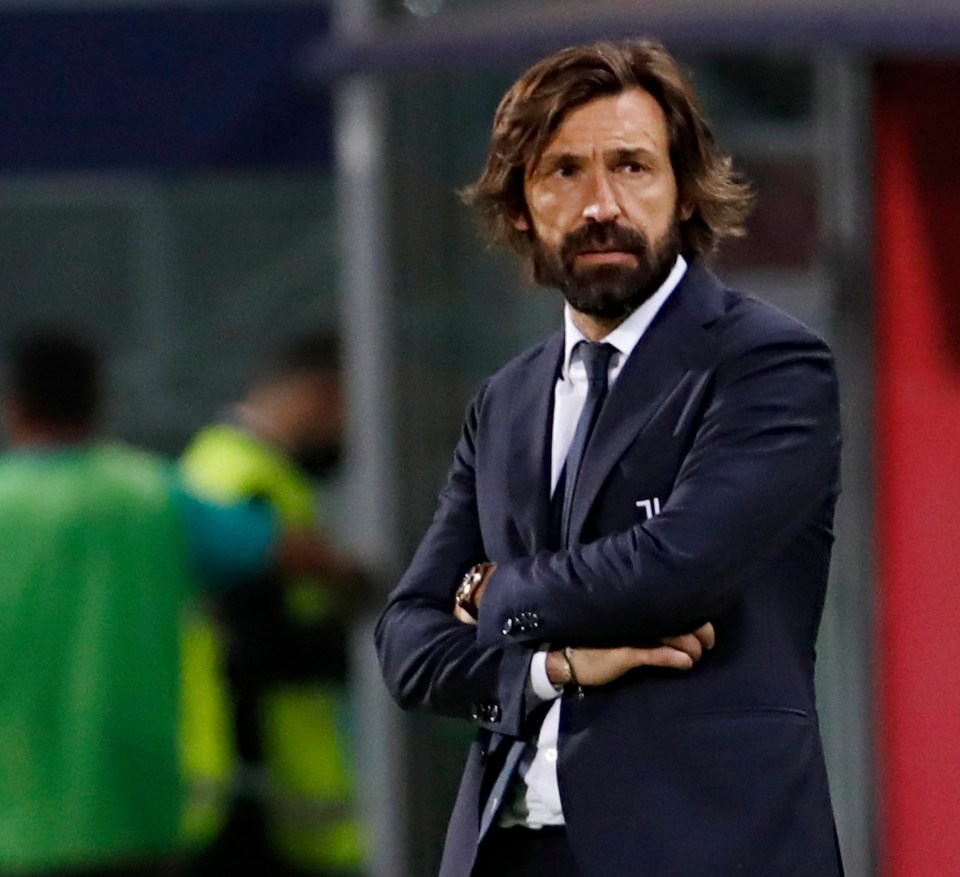 Juventus are set to sack Andrea Pirlo as manager