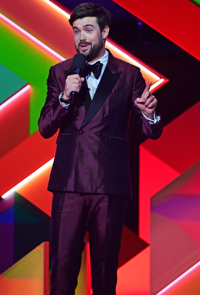 Jack Whitehall made a series of cheeky jibes