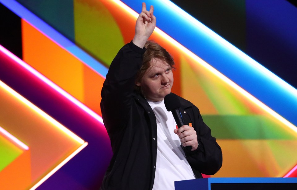 Lewis Capaldi turned the air blue at the Brits 2021