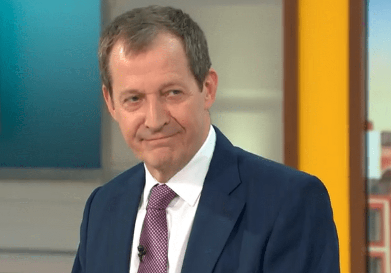 Alastair Campbell was mortified by the blunder