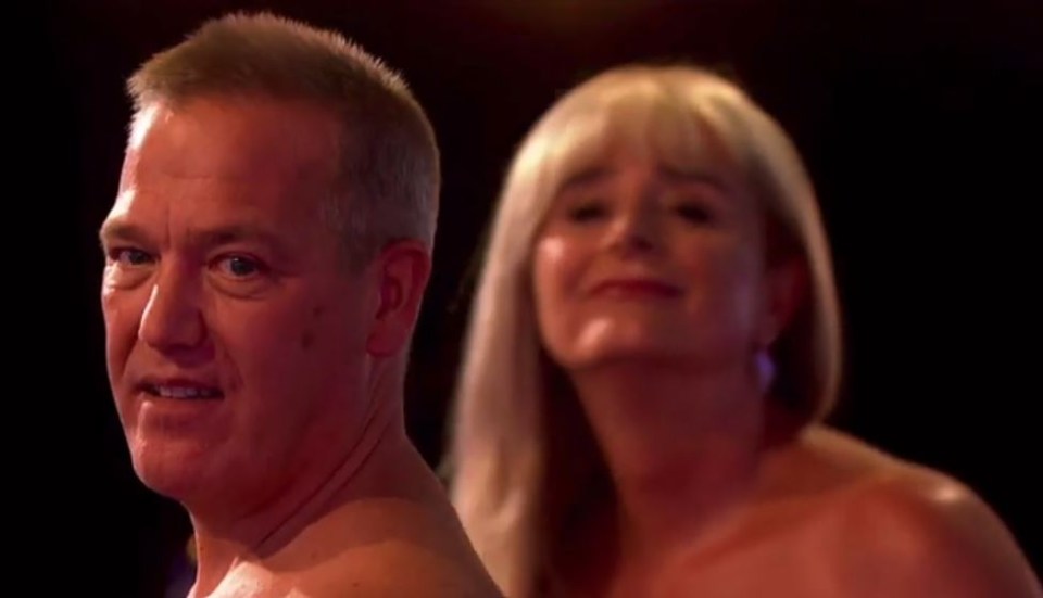 Potential daters were shocked by what they saw when Ian stripped naked