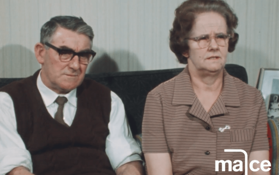 Mary's late parents, Doreen and Christian Bastholm, interviewed in 1970