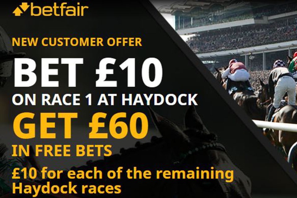 Punters can get £60 in free bets for Haydock