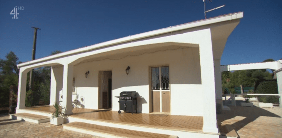 The couple loved the two-bed property straightaway