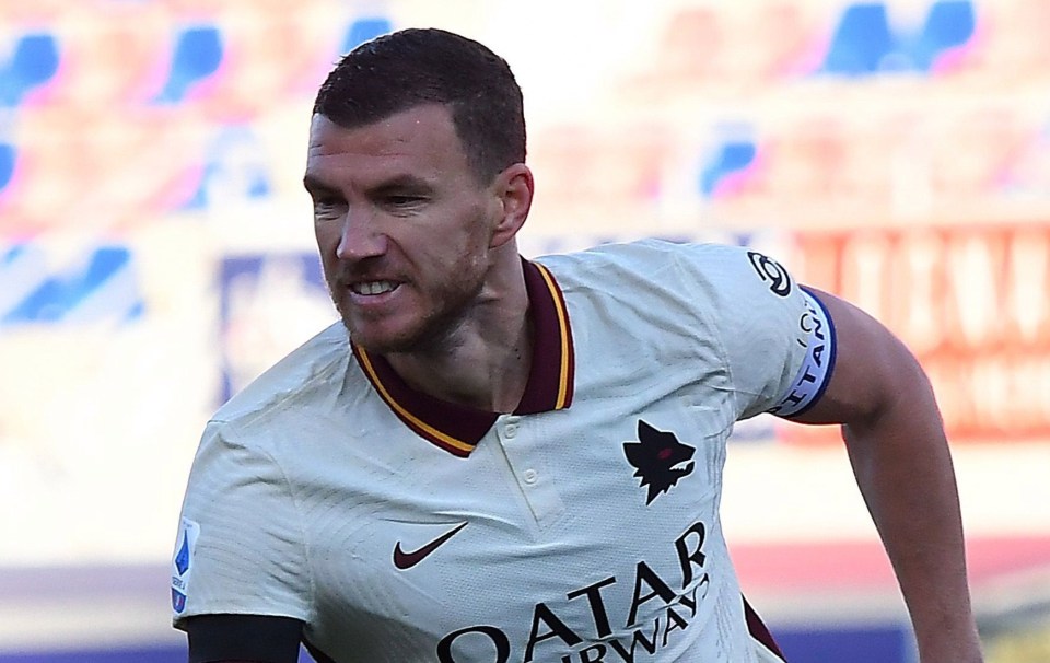 Edin Dzeko, 35, has scored more than 350 professional goals in his career