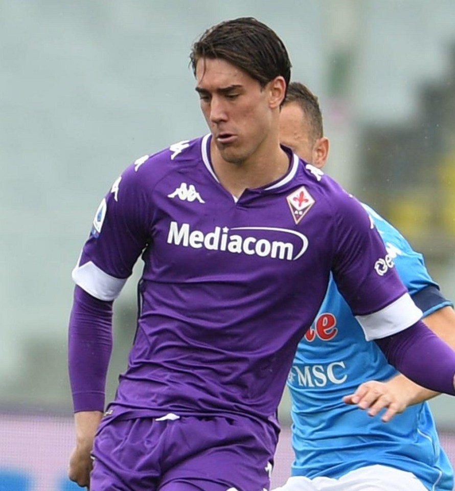 Tottenham, AC Milan and Atletico Madrid all want Fiorentina striker Dusan Vlahovic