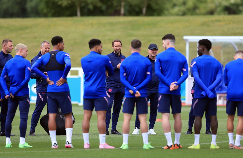 Gareth Southgate's men are prepare for Croatia clash