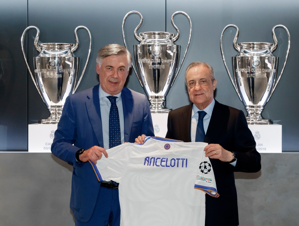 Ancelotti was re-appointed by Real Madrid earlier this month