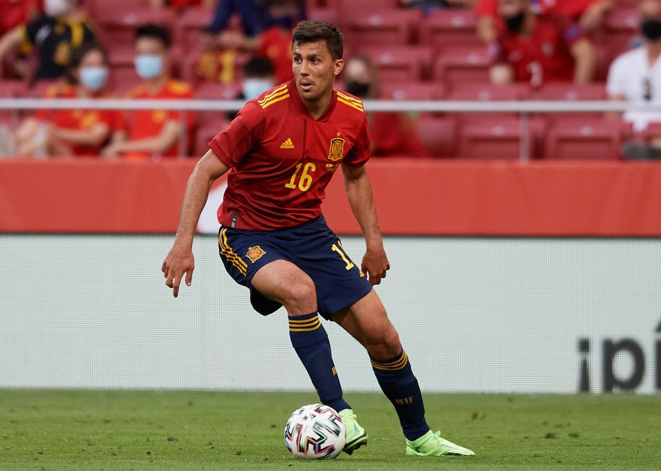 Man City star Rodri is out to add to Spain's haul of trophies