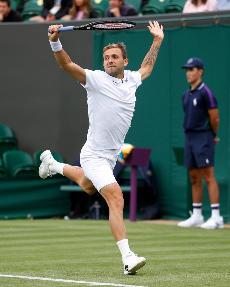 Brummie Evans defeated Spaniard Feliciano Lopez in straight sets