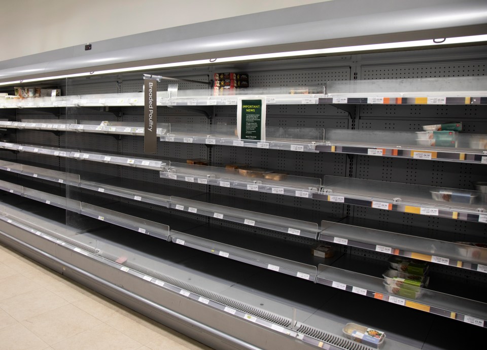 Grocers were plagued by food shortages during the first lockdown in March 2020