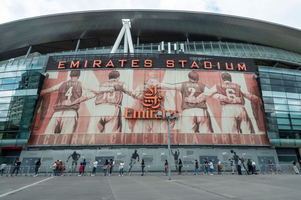 Emirates Stadium, home to footballing giants Arsenal, has turned into a walk-in vaccine centre