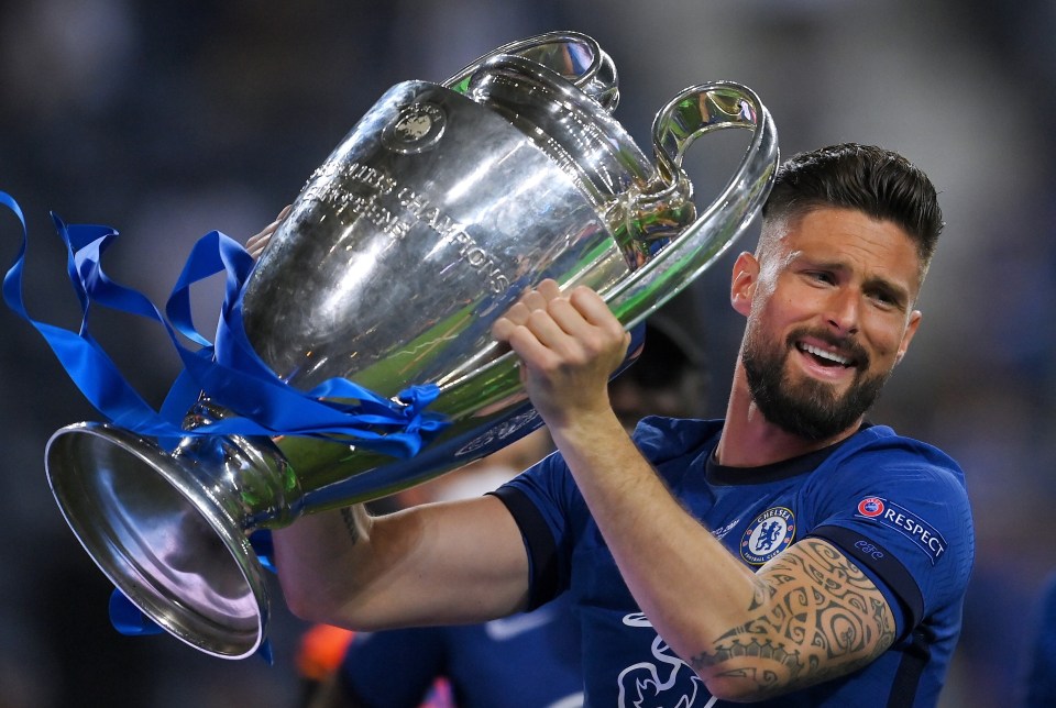 Olivier Giroud is said to be nearing a move to AC Milan