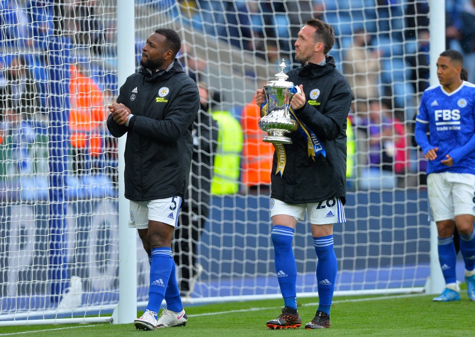 Wes Morgan and Christian Fuchs are set to leave Leicester this summer