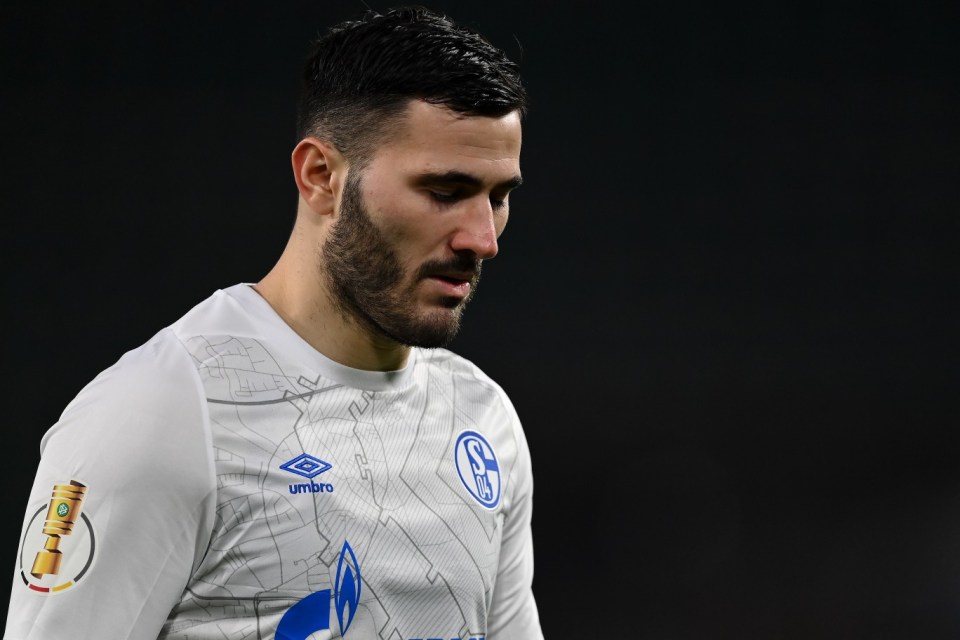 Sead Kolasinac won just two out of 17 games while on loan at Schalke