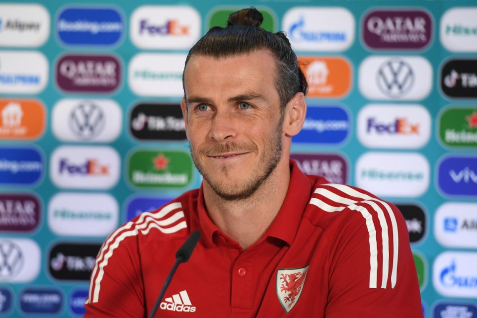 Roberto Mancini’s comments produced a cheeky smile from Wales star Gareth Bale