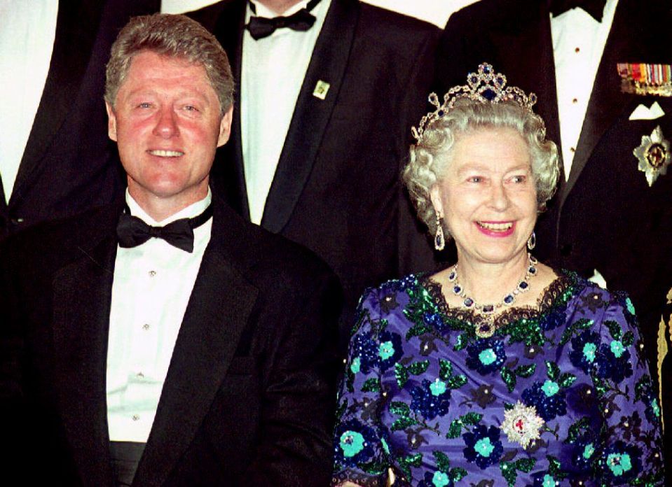 Clinton on 1994 London trip